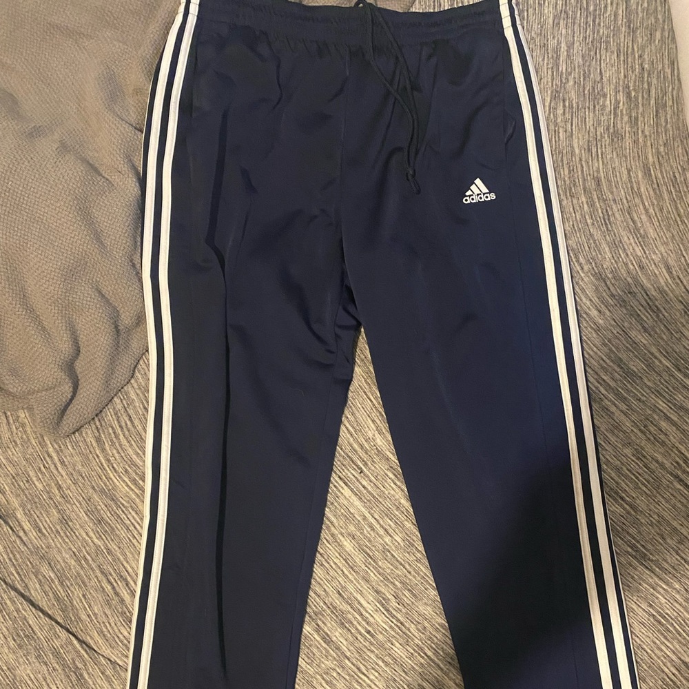 Navy adidas originals tracksuit jogger